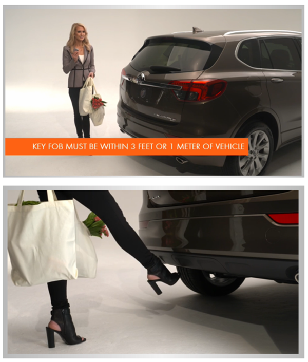 Troubleshooting the Handsfree Liftgate not working when I kick