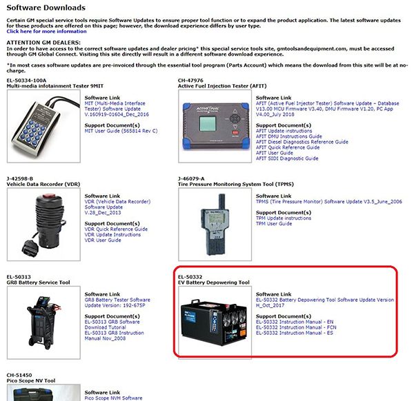 EL50332 Hybrid/EV Battery Service Tool Update TechLink