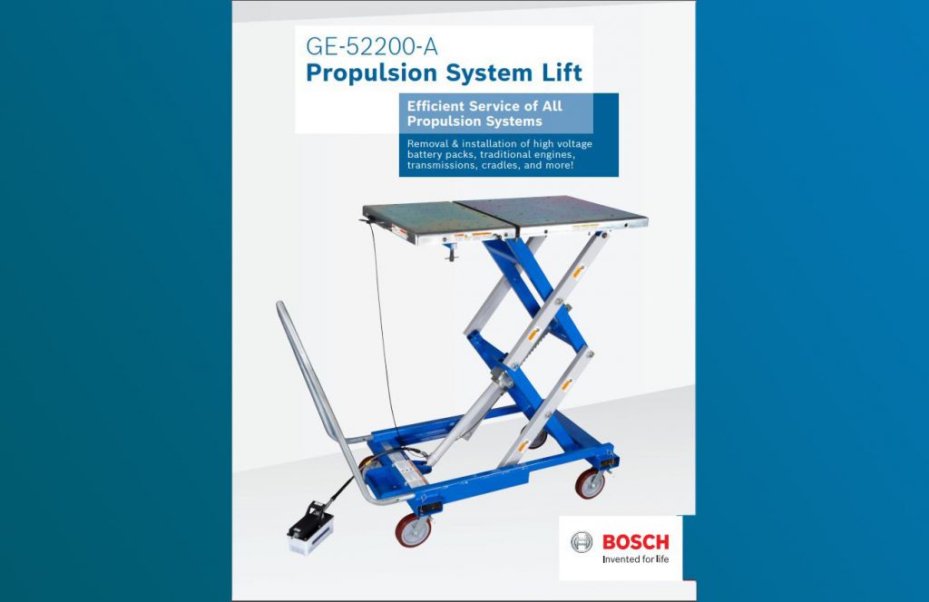 Updated Essential Tool GE52200A Powertrain Lift Table Now Shipping