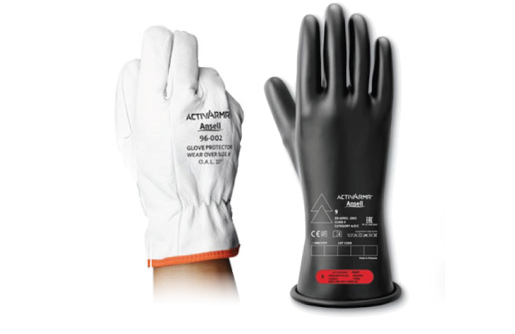 Verifique la Fecha — Inspección de guantes aislantes de alto voltaje