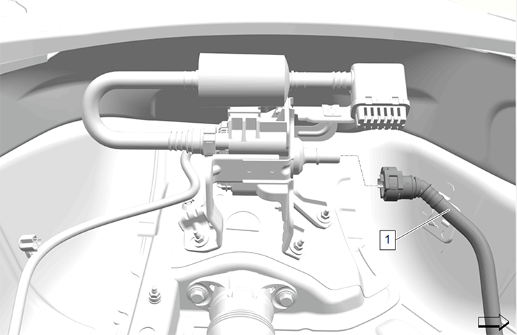 1.2L Engine EVAP System Diagnosis -- Disconnect EVAP Leak Check Pump Before Smoke Test