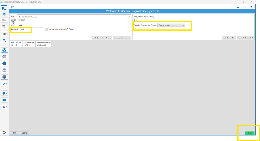 Control Module Reprogramming Selection Now Required in SPS